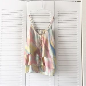 7 for All Mankind Silk Rainbow Ombré Unicorn